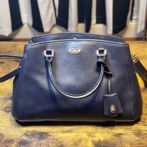 Coach Crossgrain Leather Small Margot Carryall Satchel F34607